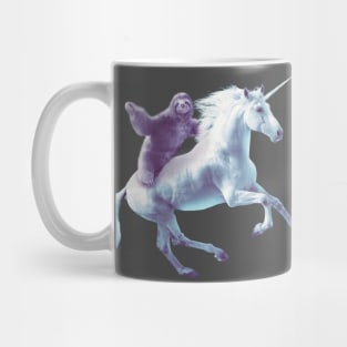 Sloth Riding Magical Unicorn Mug